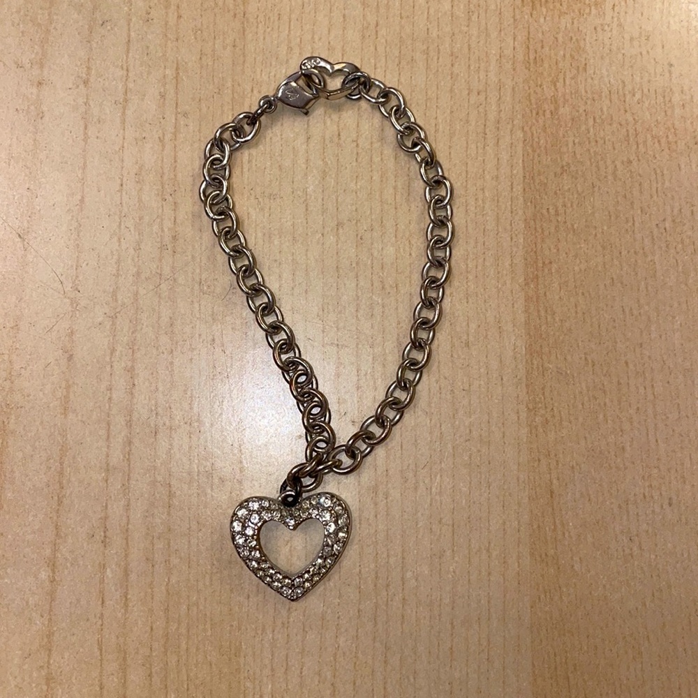 Swarovski Heart Chain Bracelet